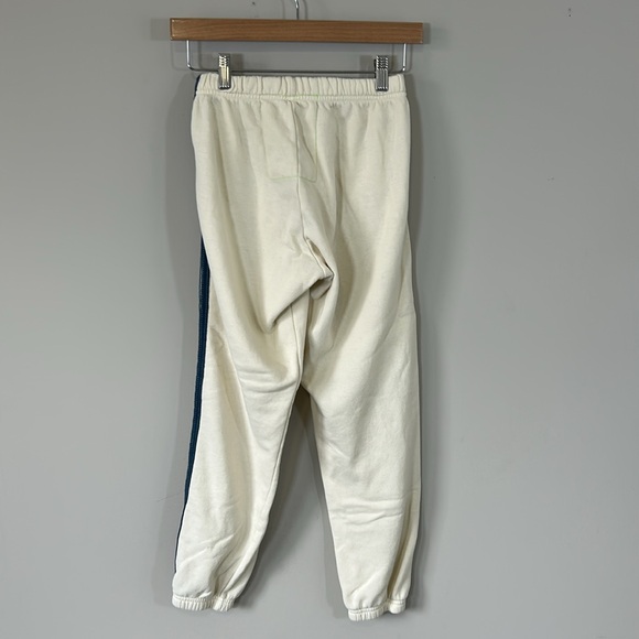 Aviator Nation Cream Pants with Rainbow Stripes - Picture 8 of 16
